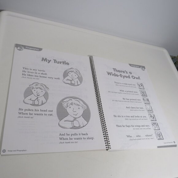 (4) Songs & Finger Plays Books ENG/SPANISH on some books SPIRAL BOUND - Picture 5 of 14